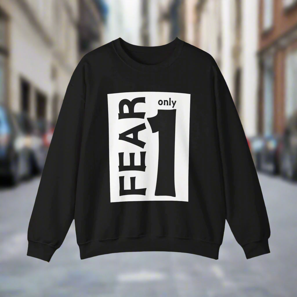 Unisex FEAR ONLY 1 Stylish Casual Sweatshirt clothing muslim muslimah apparel