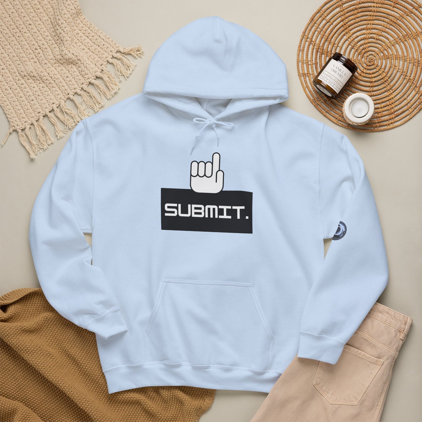 Unisex Heavy Blend™ Hooded Sweatshirt - Minimalist 'SUBMIT.'