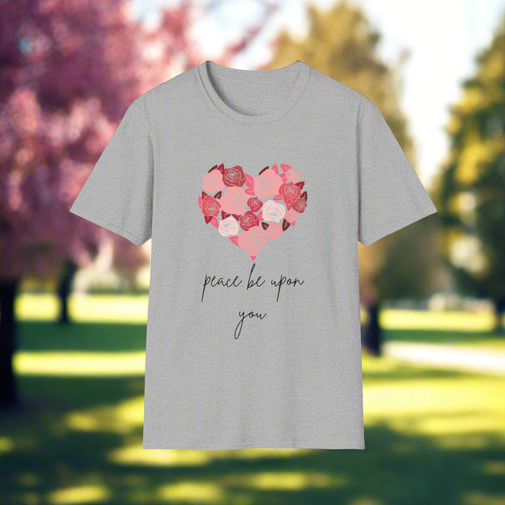Sweat Grey Gray  Unisex PEACE BE UPON YOU salam muslim casual tshirt