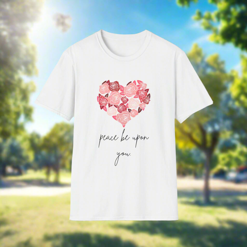 Unisex PEACE BE UPON YOU salam muslim casual tshirt